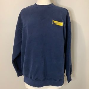 XL oversized Nike logo crewneck sweater
